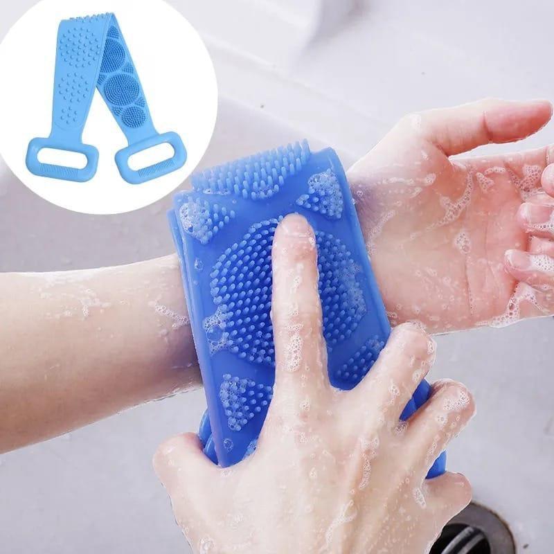 Silicone Back Bath Scrubber Belt-Double Sided