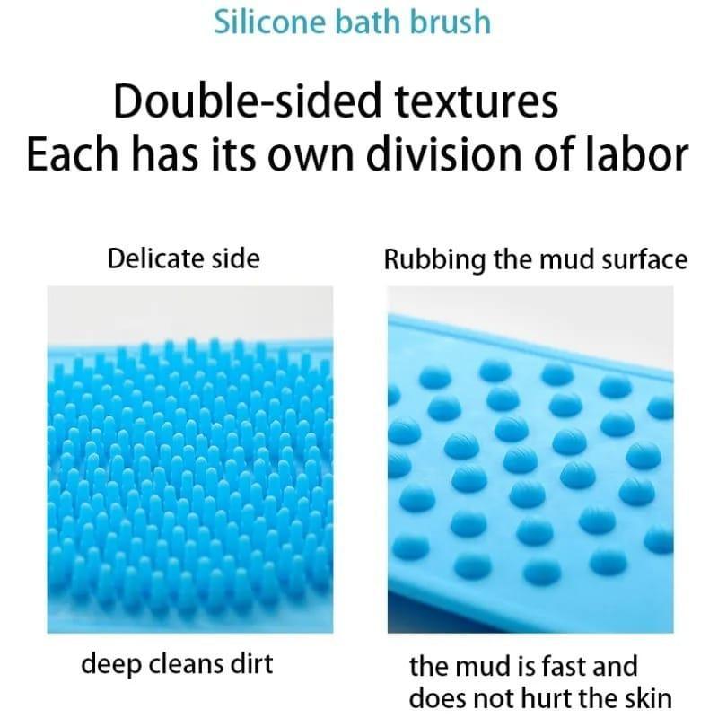 Silicone Back Bath Scrubber Belt-Double Sided