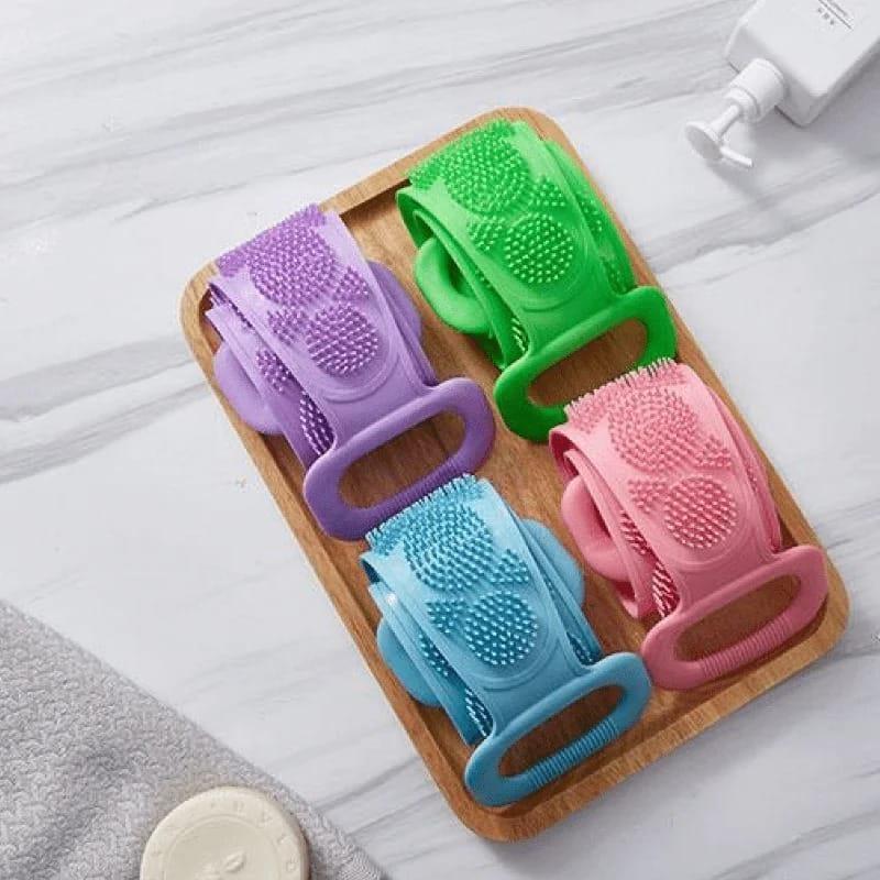 Silicone Back Bath Scrubber Belt-Double Sided