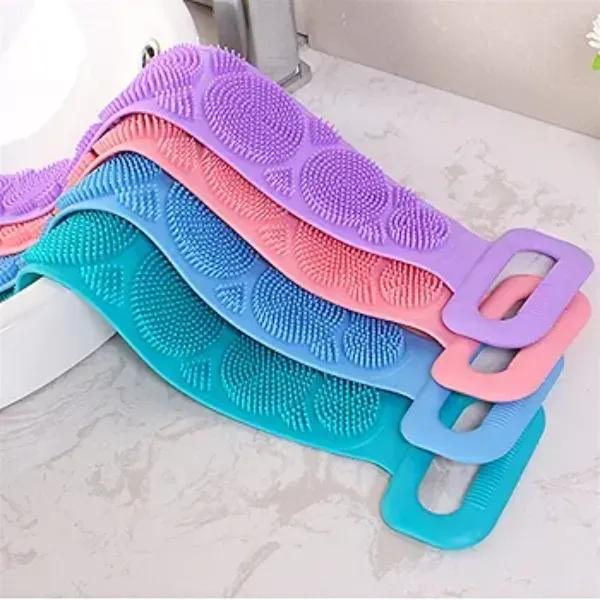 Silicone Back Bath Scrubber Belt-Double Sided