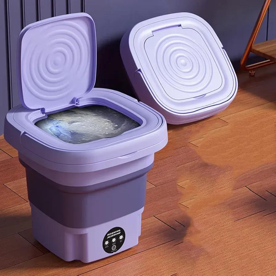 Portable Mini Washing Machine Foldable & Convenient (Free Delivery)